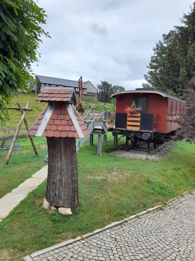 Eisenbahnromantik Im Urlaub Heinsdorfergrund Esterno foto