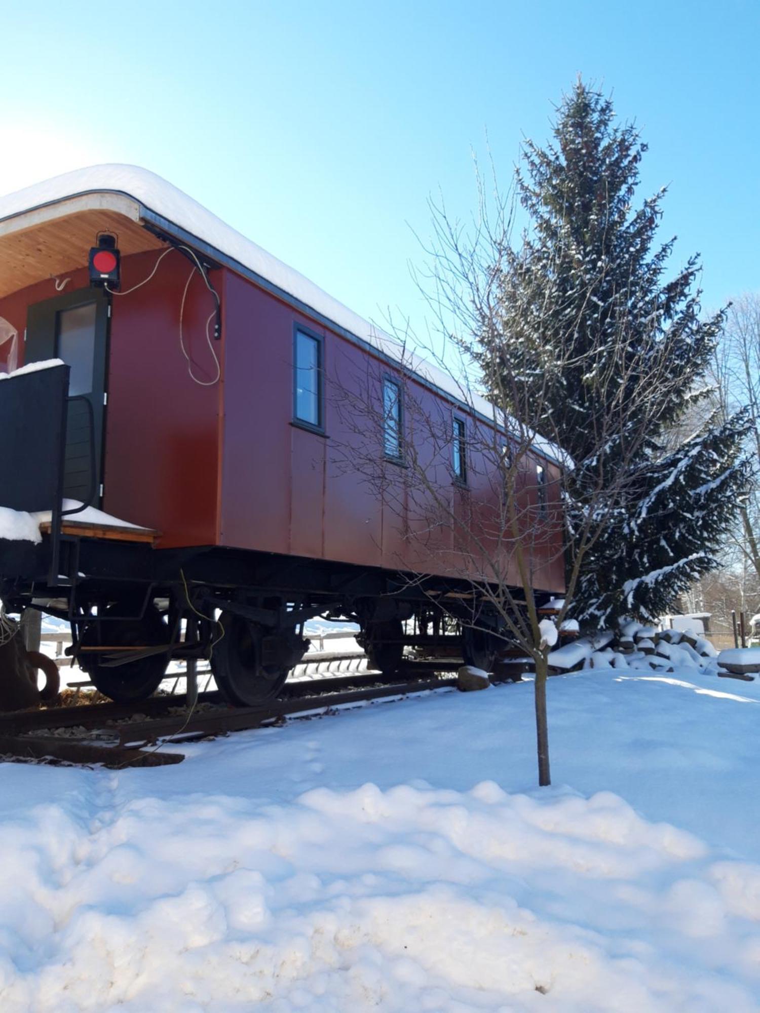 Eisenbahnromantik Im Urlaub Heinsdorfergrund Esterno foto